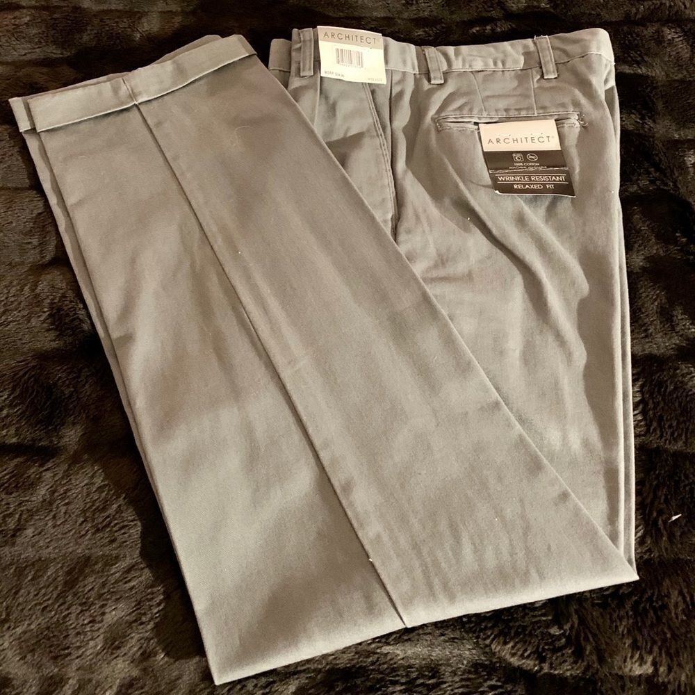 Architect Khakis 32x32 Charcoal 💯 % Cotton